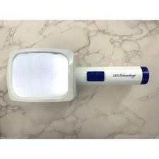 Mattingly Low Vision Advantage LED Stand Magnifier 3x(8D) + Zippered Case & Box