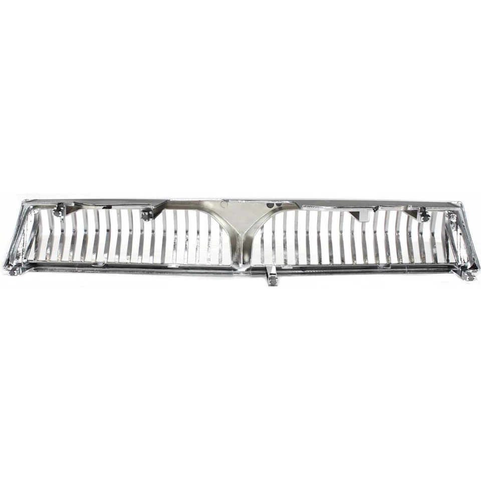 Grille For 99-2001 Mitsubishi Galant Chrome Shell w/ Black Insert Plastic - Image 4 of 4