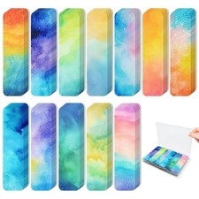 72 Pcs Anxiety Sensory Stickers w/ Storage Box - Calming Fidget Strip 2 Textures