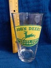 JOHN DEERE QUALITY FARM EQUIPMENT LOGO ON TALL DRINKING GLASS LQQK! — photo 2