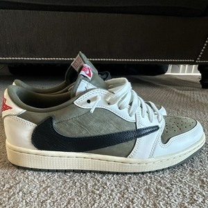 Travis Scott Jordan 1 Low Reverse Olive | eBay