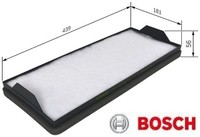 Bosch 1987431155 Filter FüR Innenraumluft Innenraumfilter Filter