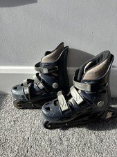 Marineblau Grau Rollerblades Erwachsene Größe 4 Inline Rollschuhe Blades