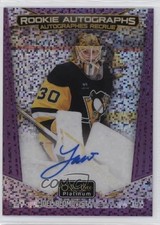 2024-25 O-Pee-Chee Platinum Rookie Auto Violet Pixels Joel Blomqvist #R-JB 39/65