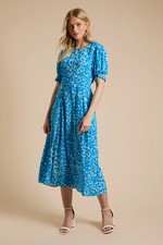 Dorothy Perkins Animal Midi Dress Womens Occasion Dresses