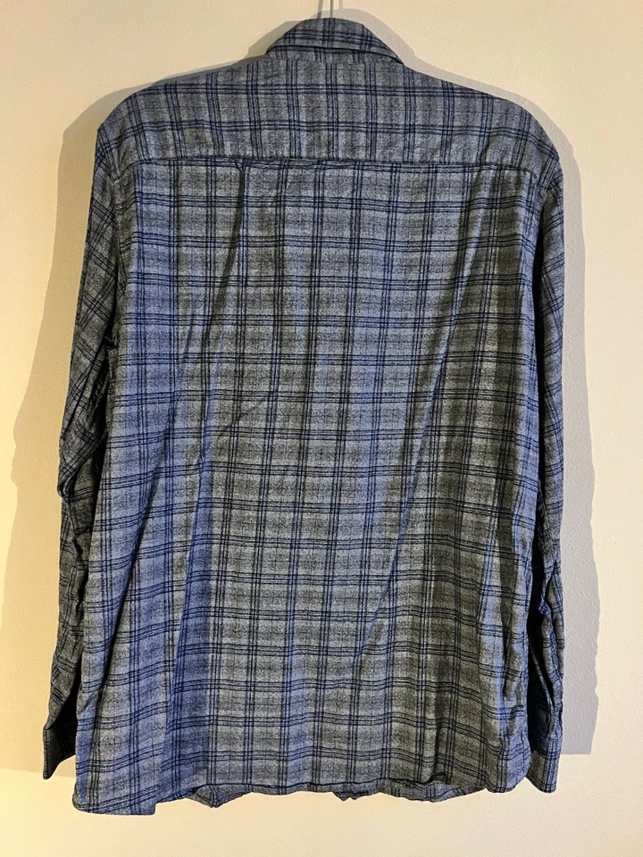 Marc Anthony Slim Fit Shirt Size L Mens Long Sleeve Spread Collar Blue - Image 3 of 3