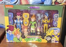 NECA TMNT Cartoon The Neutrinos 3 Pack Teenage Mutant Ninja Turtles NEW