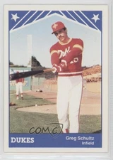 1983 TCMA Albuquerque Dukes Greg Schultz #18