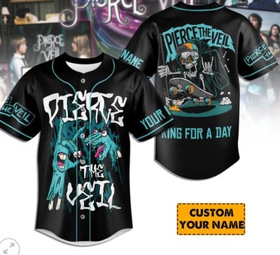 Pierce The Veil King For A Day Personalized baseball jersey, 3d gift,2025 hot
