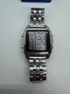 Vintage Casio Edifice EFA-124 Men's Wrist Watch Ana-Digi World Vintage Casio Edifice EFA-124 Men's Wrist Watch Ana-Digi World