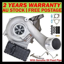Upgrade Billet Turbo+Genuine Oil Feed Pipe For Nissan Pathfinder R51 YD25 2.5L