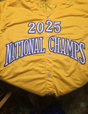 DEREK CURIEL SIGNED LSU CUSTOM JERSEY 2025 NATIONAL CHAMPIONS MLB 1ST ROUND PICK