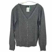 Agnes b Gray Wool Silk Cashmere Cardigan Size 1 Used Japan