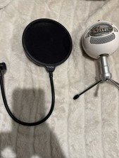 Blue Ice Microphone Snowball And Dragon Pad Pop Filter