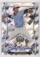 2020 Leaf Metal Draft Silver Crystals Ricky Vanasco #BA-RV1 Auto no9