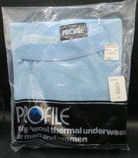 Vintage - Profile Women's M 27-29 Thermal - Long Johns Poly/Wool - Powder Blue