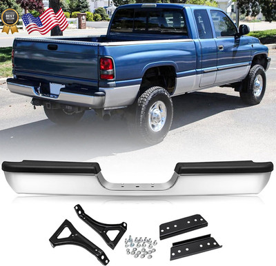 Rear Bumper Replacement for 1994-2001 Dodge Ram 1500 94-02 Ram 2500 3500 Pickup
