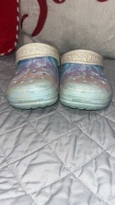 CROCS Kids Pastel Water Shoes Sz2