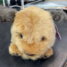 NEW 1997 Vintage Puffkins Fetch Dog Puppy Plush Stuffed Animal Toy Friend W7