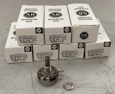 Lot 7 RV4NAYSD103C Audio Taper Potentiometer 10K Ohms JA1N056S103AA 2W AB