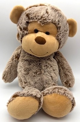 ANIMAL AVENTURES CHIMP GORILLA 18 PLUSH SOFT BROWN TAN STUFFED TOY 2018