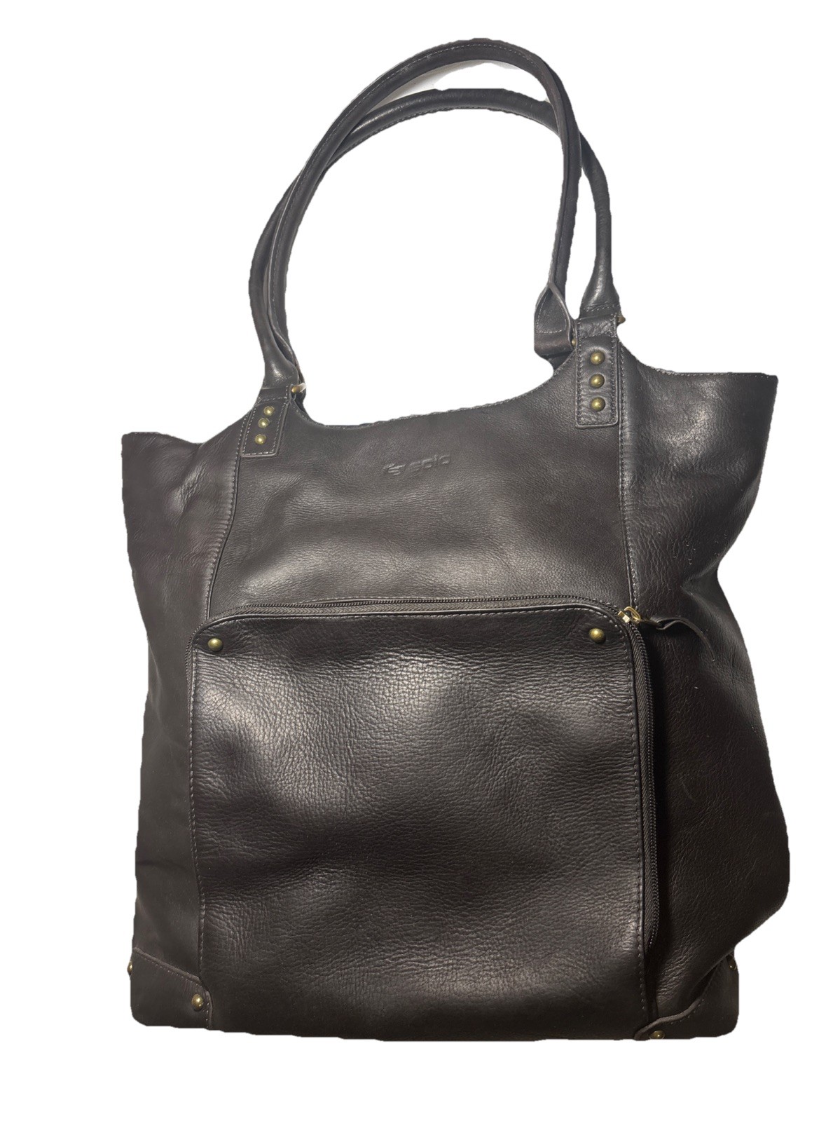 Solo Leather Travel Bag Executive padded laptop bag work bla