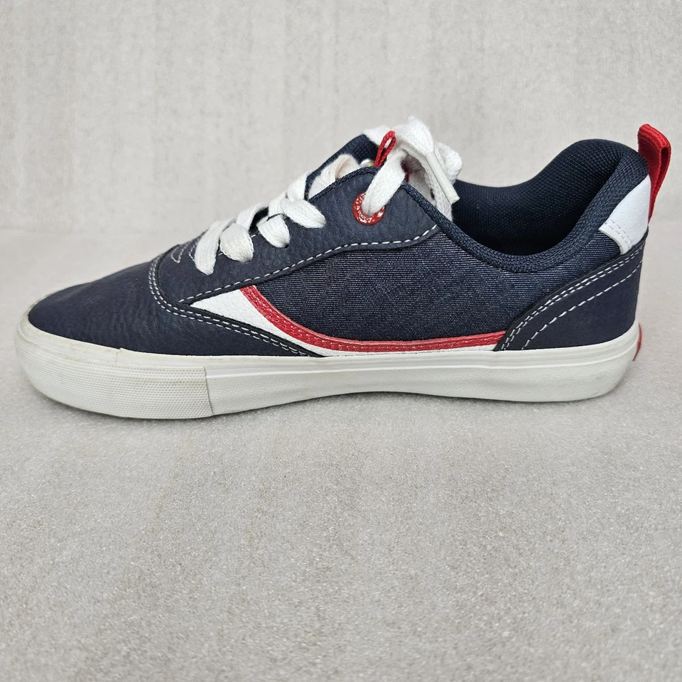Levi's Lance Lo туфли ребенка ясельного возраста размер 2 синий, красный, белый кроссовки - Изображение 3 из 4