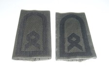 2x Bundeswehr Schulterklappen Hauptfeldwebel HF HFw Heer Rangschlaufen oliv Bw