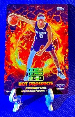 2025-26 Topps Match Attax Hot Prospects FOIL Jeremiah Fears #HP JF RC PELICANS