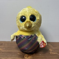 TY Beanie Boos ~ MEGG the Easter Chick 9 Inch (2019 Exclusive) Tags Egg Glitter 