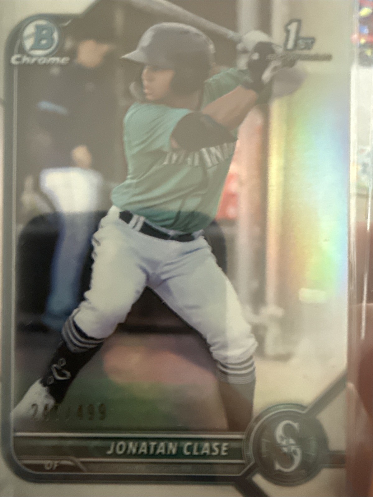 2022 Bowman - Chrome Prospects Jonatan Clase #BCP-118 Refractor /499 (RC)
