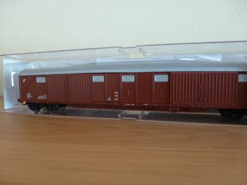 Roco HO 76857 Gabs FS, braune Türen u. Dach mit Alu Nachbildung, anderes FS Logo | Zustand: Neu