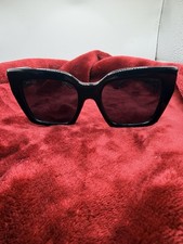 Jimmy Choo Square Sunglasses Eleni /G 1EIIR Black/Tiger 53mm