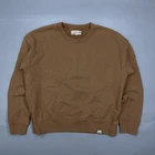 Merz B. Schwanen Sweatshirt Men's M 5 Good Basics Organic Cotton Crew Neck Brown