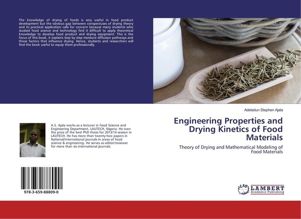 Engineering Properties And Drying Kinetics Of Food Materials Adeladun Stephen Aj-image