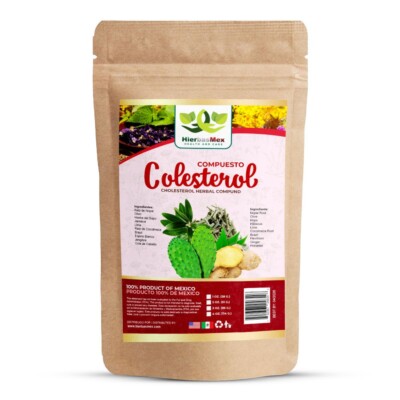 Colesterol Compuesto Herbal 4 Onzas - HierbasMex  Cholesterol Herbal Compound