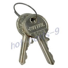1Pair (2Keys) Fit Rittal 2532000 Enclosure Key NEW