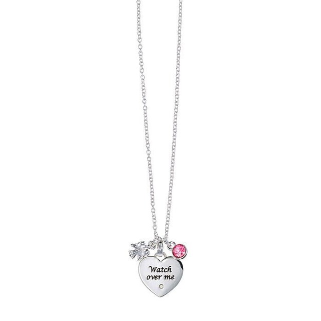 Avon Pink Hope Charm Necklace - Show 