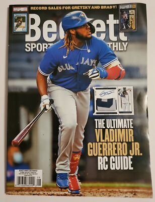BECKETT SPORTS CARD MONTHLY - VLADIMIR GUERRERO JR - AUGUST 2021
