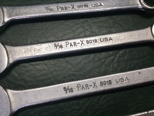 Lot of 9 Par-X by Snap-On SAE 12 Pt Combination Wrenches ~ USA - Picture 5 of 14