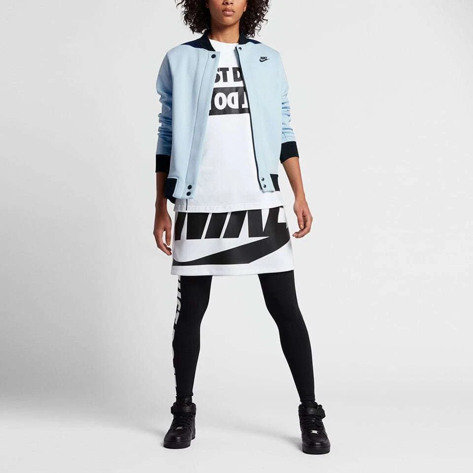 SACAI Nike giacca donna Tech 835544 411 cappotto maglione felpa con cappuccio tempo libero corsa sport L