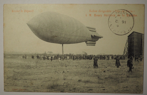 Photo Ancienne Tirage Argentique - Départ D'un Ballon Tenu Par Des Militaires - France, Circa 1900