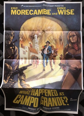 WHAT HAPPENED AT CAMPO GRANDE 1967 ORIGINAL UK 1-SHEET POSTER NEAR MINT