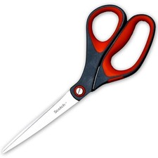 Scotch 8" Precision Scissors 1448B, Bent Handle, Stainless Steel
