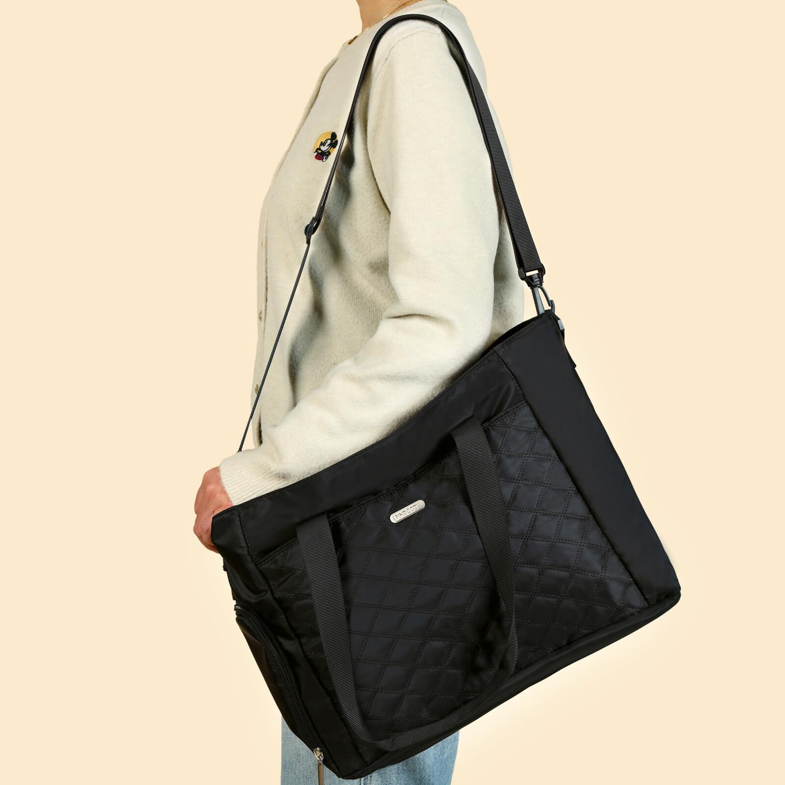 FINDCOZY Breast Pump Bag, Diaper Bag Tote for Working Mom, Fit Most Breast Pu...