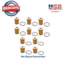 1 CASE of Oil Filter 26320-3CKB0  Fit: GENESIS Fit: HYUNDAI Fit: KIA (12 Filter)