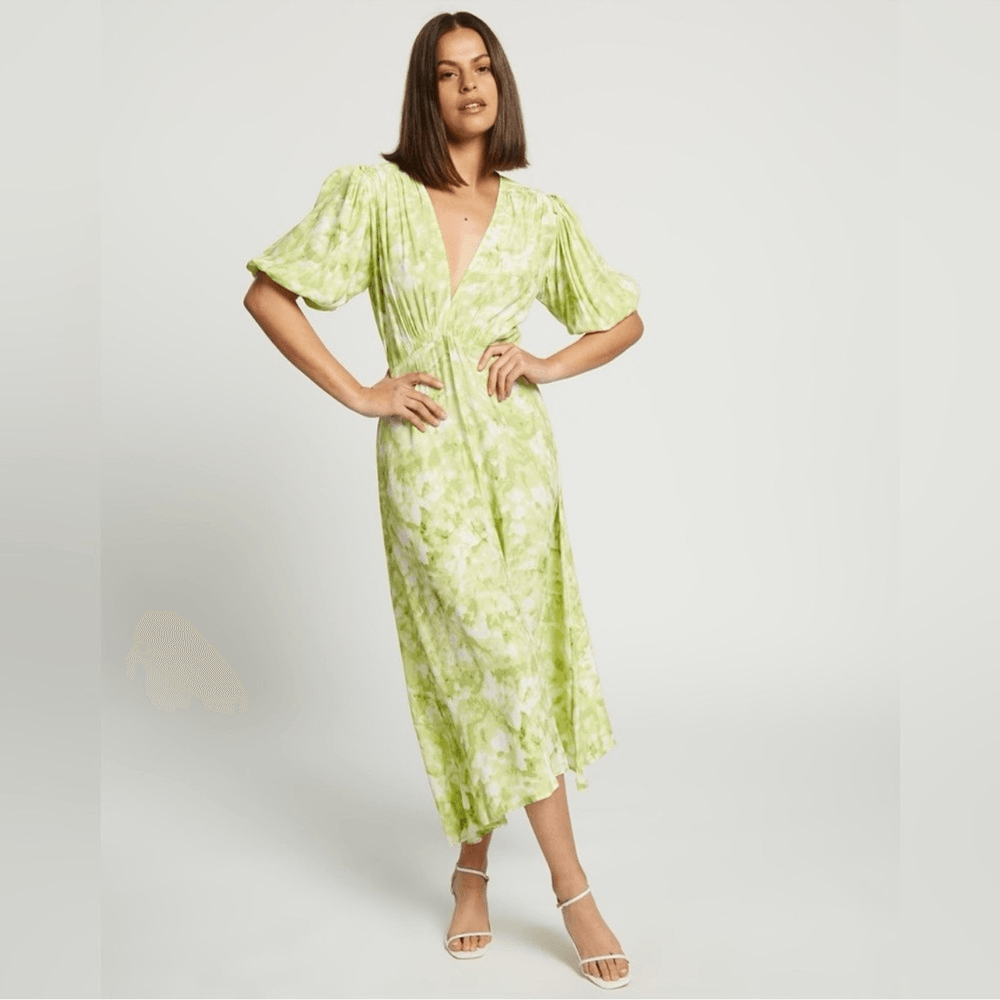 Faithfull The Brand Vittoria Midi Dress in Size US4 / Small | eBay