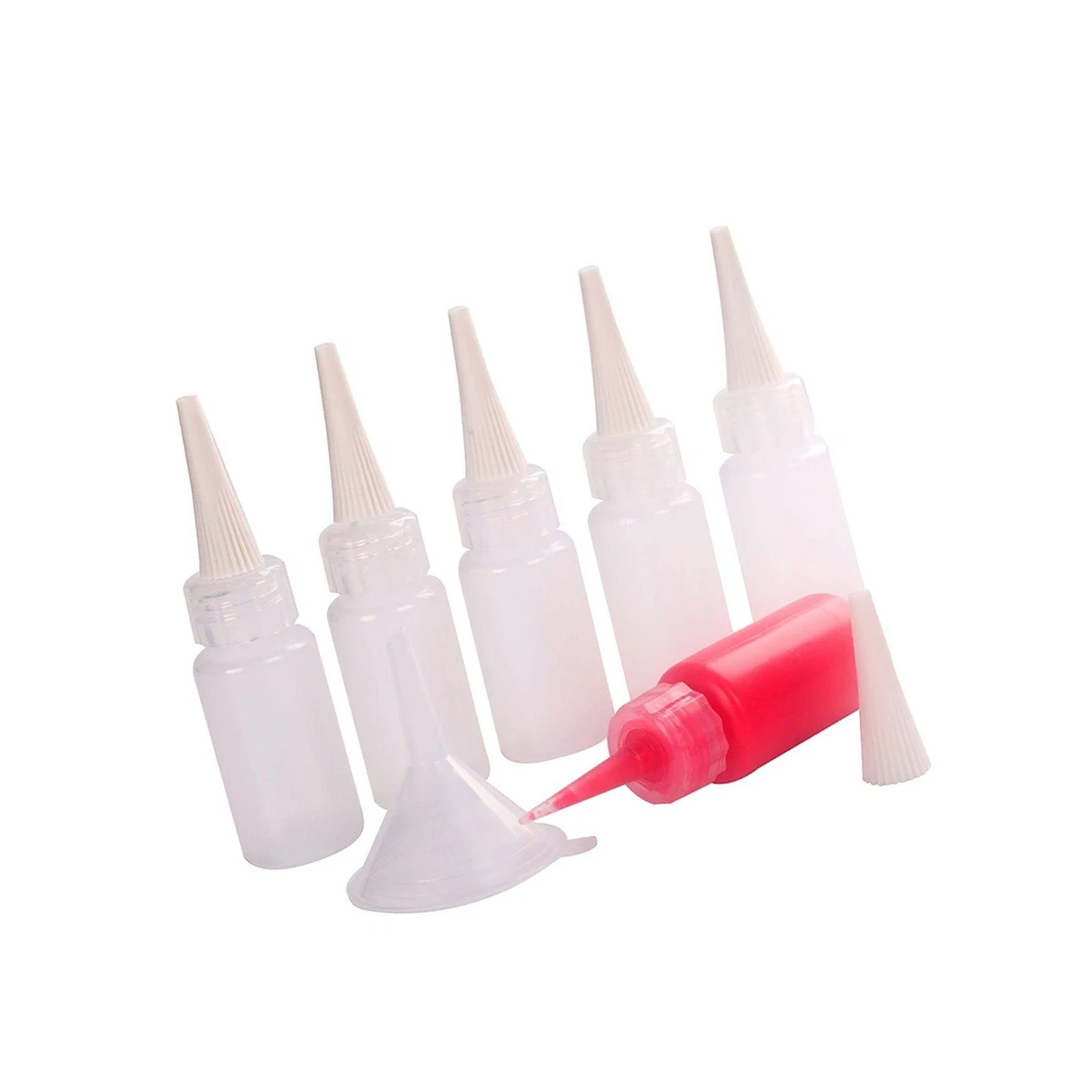 Needle Tip Applicator Bottle 6Pack, Needle Tip Squeeze Bottle