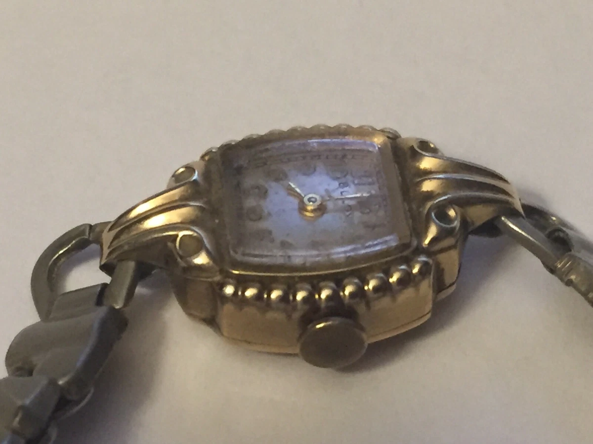 Bulova L1 1951 10K Gold Filled Women Mechanic Vintage Watch Model