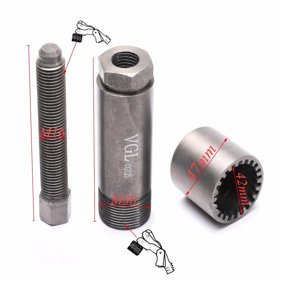 Extrator helicoidal de engrenagem de temporização CG125 ferramenta de reparo de reparo para motocicleta ATV - Imagem 3 de 4
